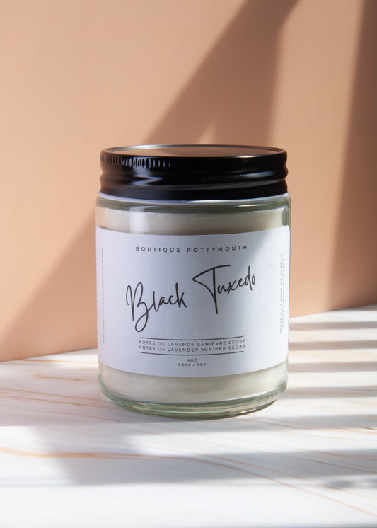 Black Tuxedo Classic Candle