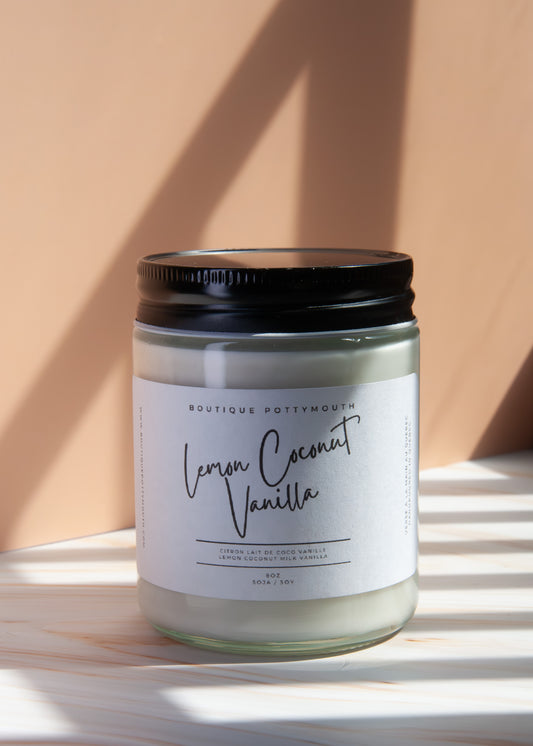 Lemon Coconut Vanilla Classic Candle