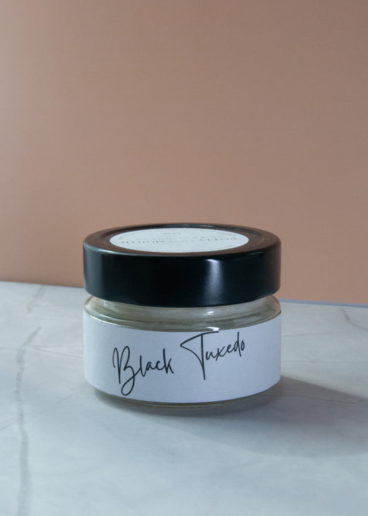 Black Tuxedo Mini Candle