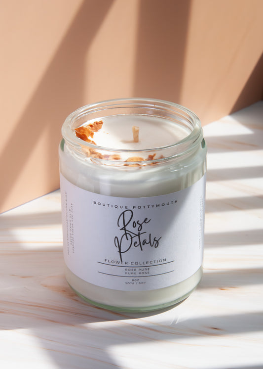 Rose Petals Classic Candle