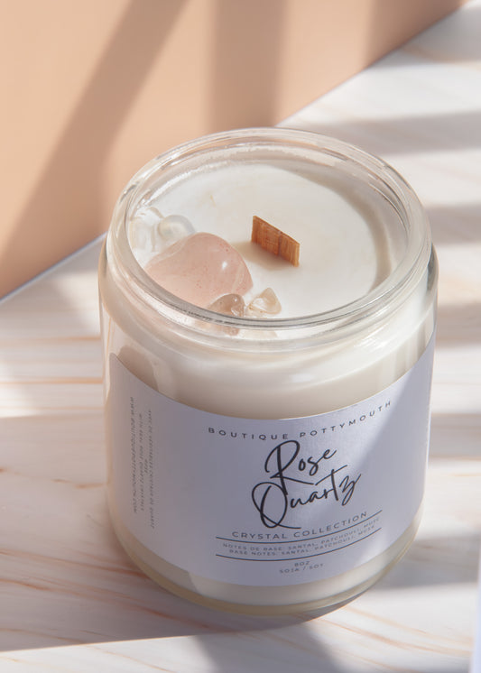 Rose Quartz Classic Candle